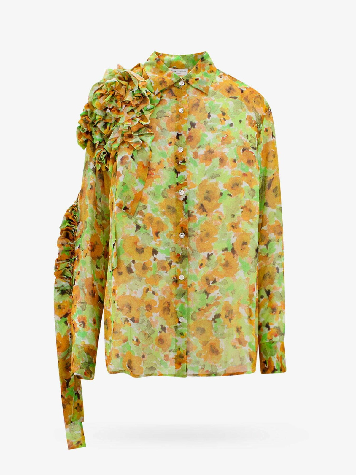 Dries Van Noten Fleur Du Mal Silk Foulard - Bergdorf Goodman