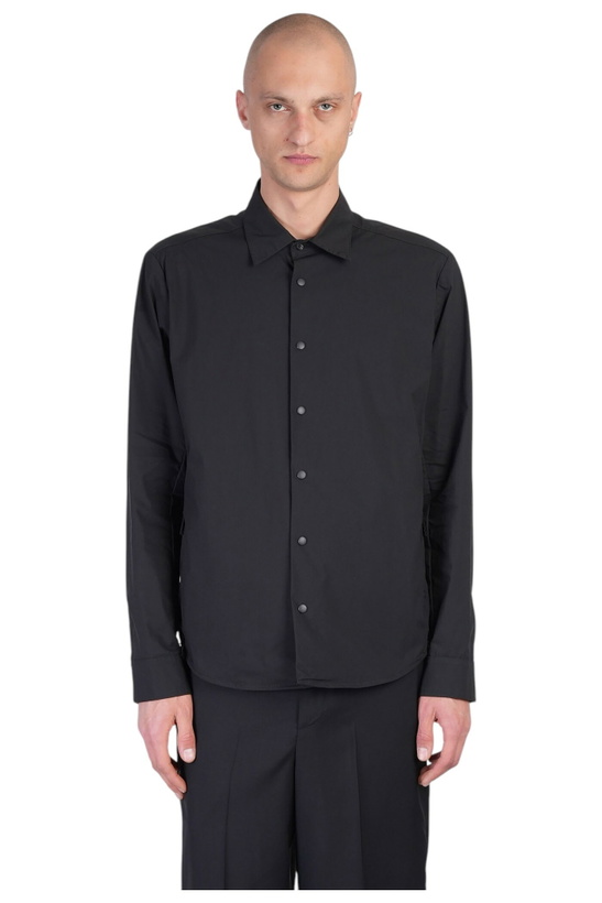 Photo: Aspesi Arch Shirt In Black Cotton