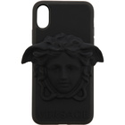 Versace Black 3D Medusa iPhone X Case