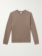 Sunspel - Cotton-Jersey Sweatshirt - Brown