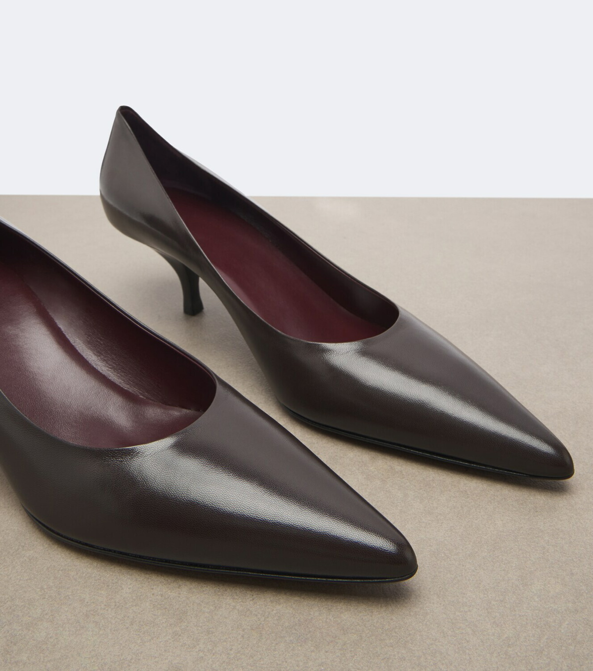 The Row Lili leather pumps