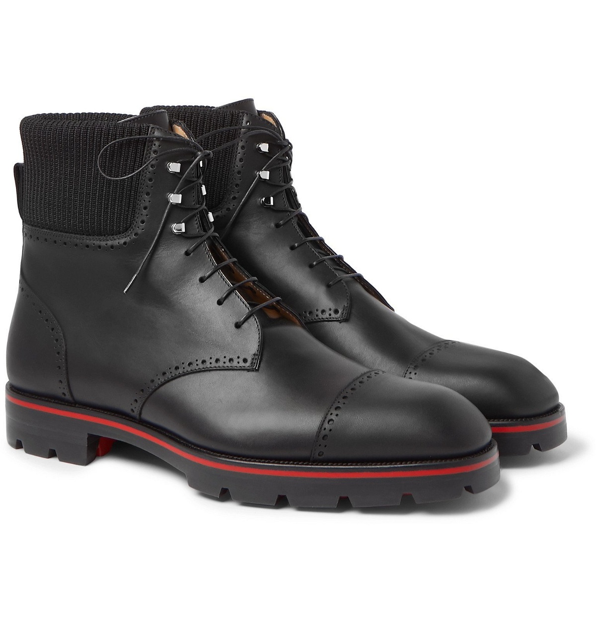 Trapman - Ankle boots - Calf leather - Black - Christian Louboutin
