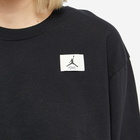 Air Jordan Women's Long Sleeve Crop T-Shirt in Black