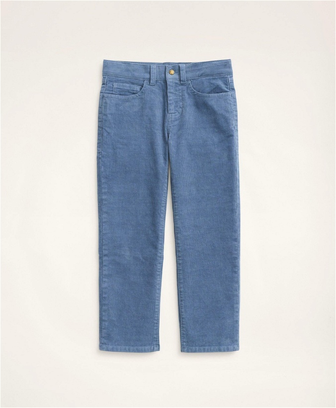 Photo: Brooks Brothers Boys Five-Pocket Stretch Corduroy Pants | Indigo