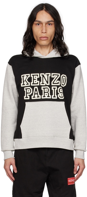 Photo: Kenzo Black Kenzo Paris Kenzo Tiger Academy Hoodie