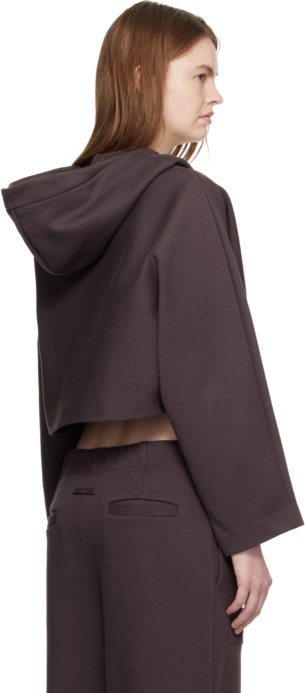 Jean Paul Gaultier Brown 'The Embossed Gaultier' Hoodie