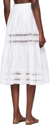 Saks Potts White Margot Skirt