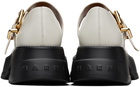 Marni White Leather Mary Jane Loafers