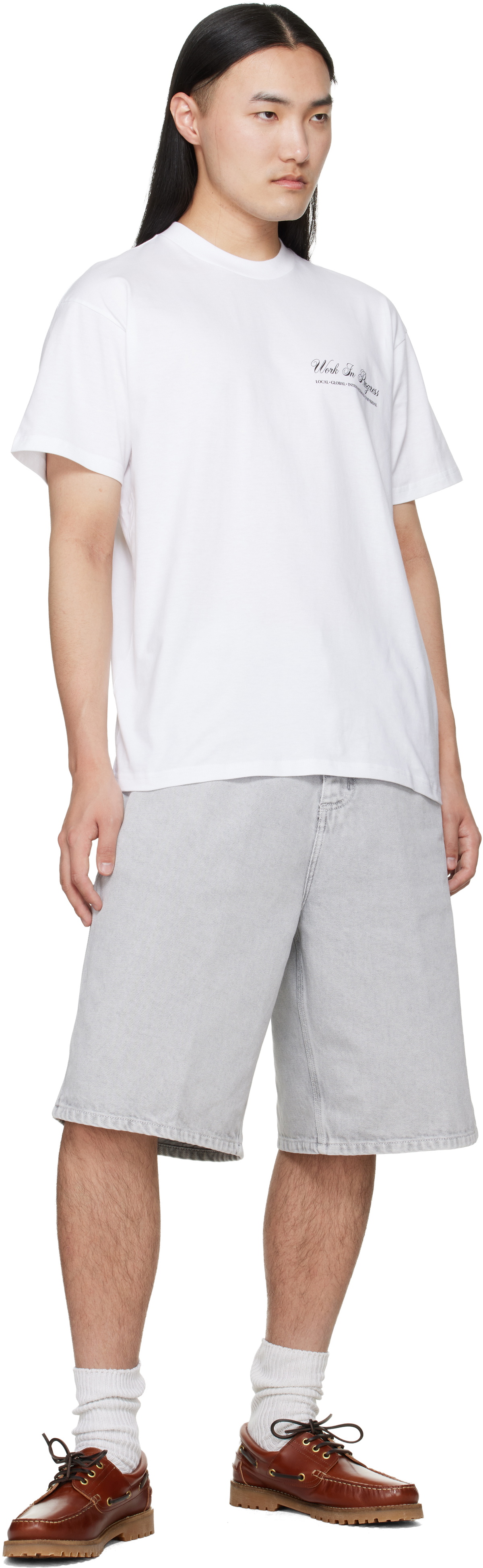 Carhartt Work In Progress White Cloud Heart T-shirt