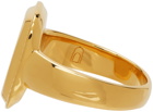 Dear Letterman SSENSE Exclusive Gold 'The Jari' Ring