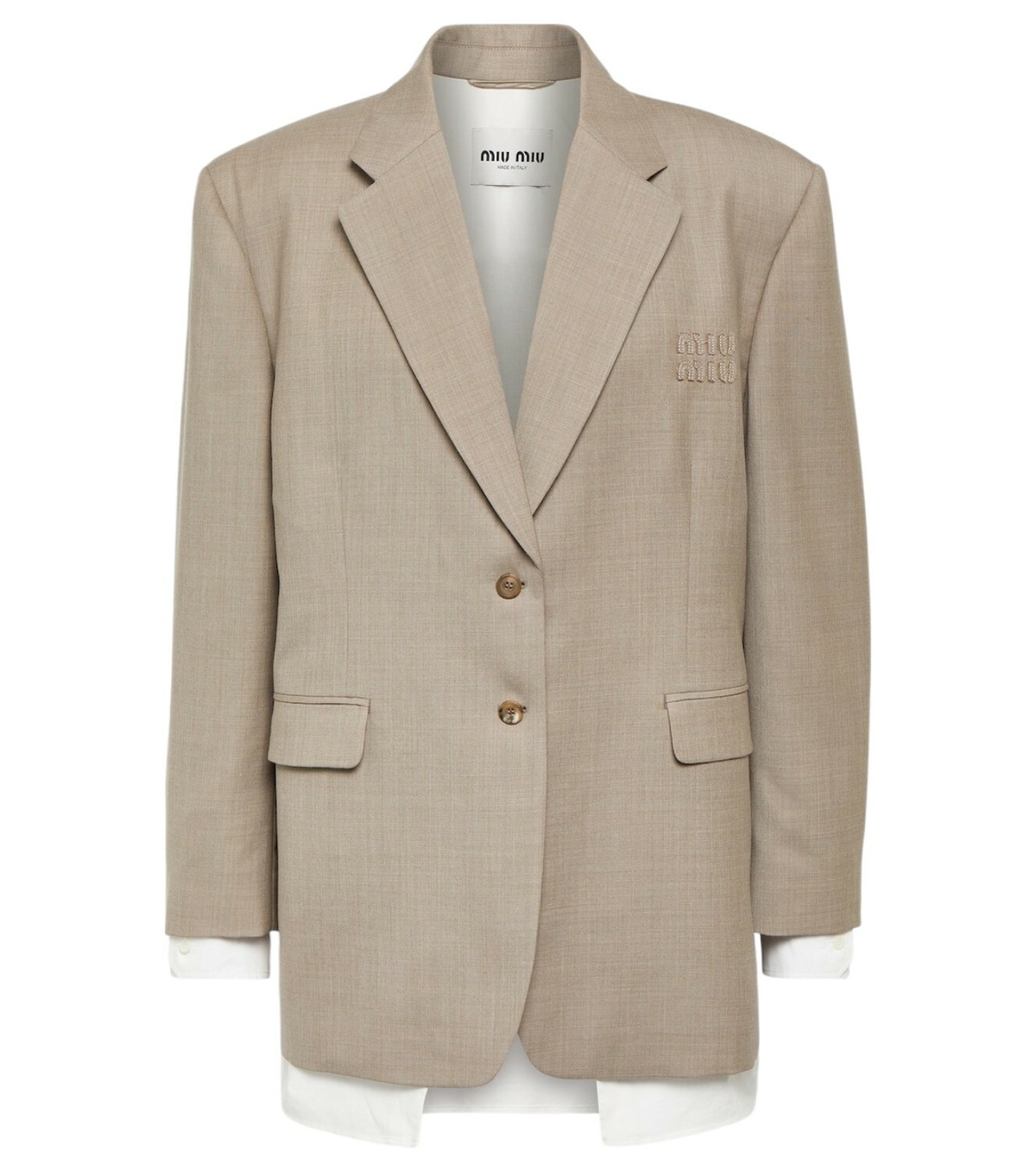 ミュウミュウ Miu Miu Wool Jacket MIU MIU - ミュウミュウ miumiu ジャケットの通販 by suzy