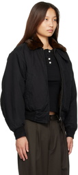 Nothing Written Black Maison Pilot Jacket