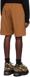 VTMNTS Brown Drawstring Shorts