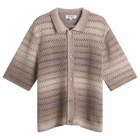 ACMH by Magic Castles Men's Flush Shirt in Purple Gradient
