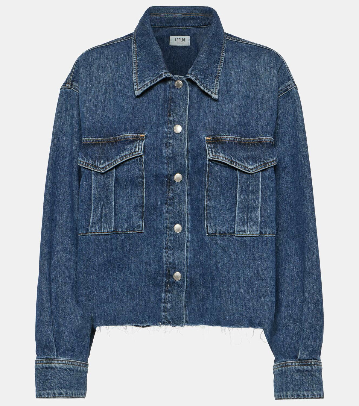 Agolde Nyx cropped denim shirt AGOLDE