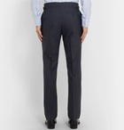 Kingsman - Navy Slim-Fit Prince of Wales Checked Wool Suit Trousers - Navy