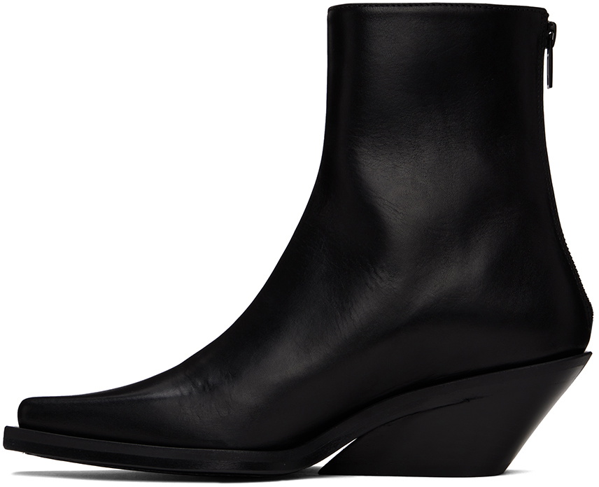 Ann Demeulemeester Black Rumi Cowboy Ankle Boots