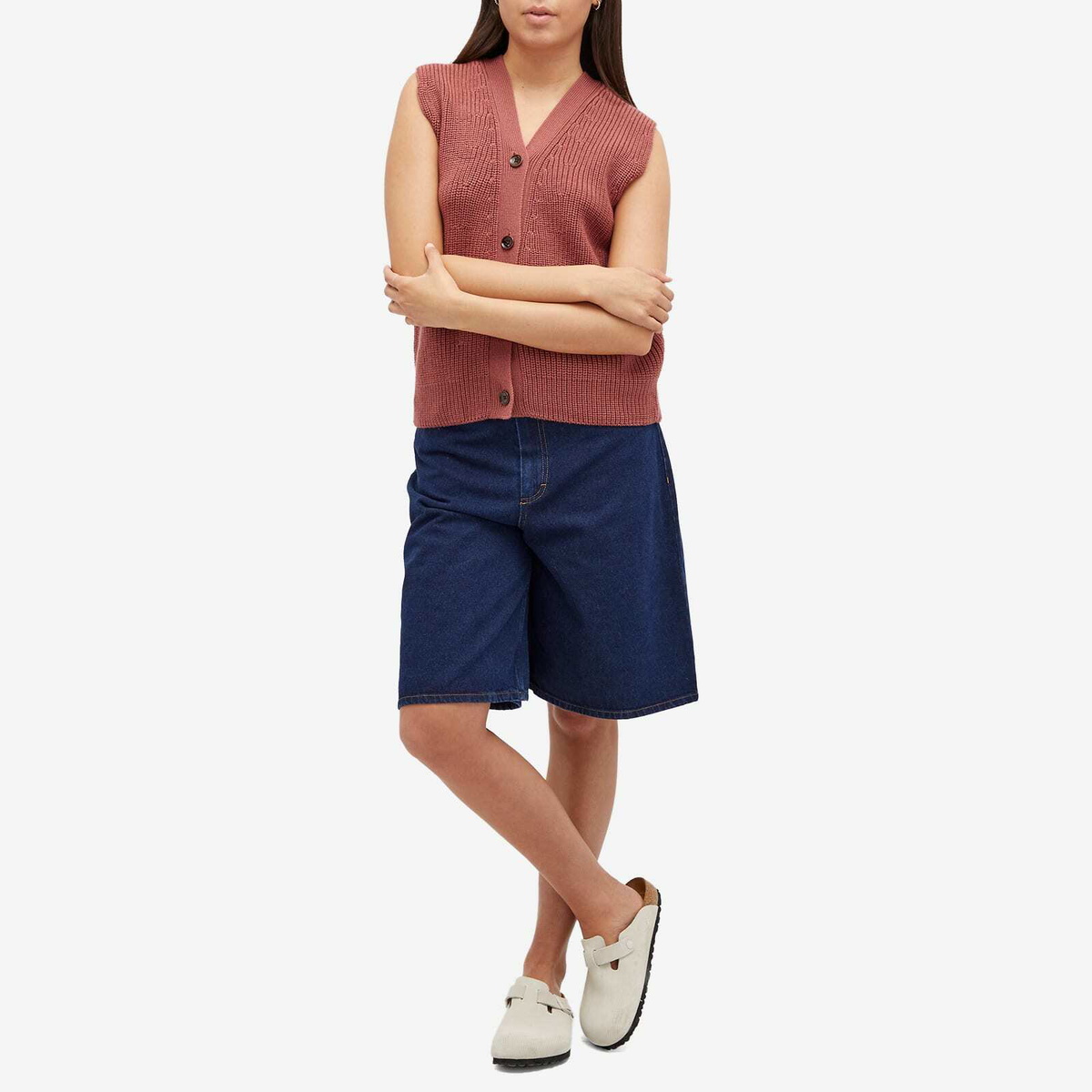 A Kind of Guise Women's Diellza Denim Shorts in Raw Riviera Denim