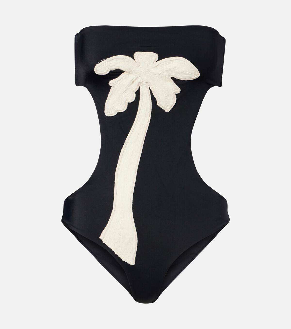 Johanna Ortiz Cutout embroidered swimsuit