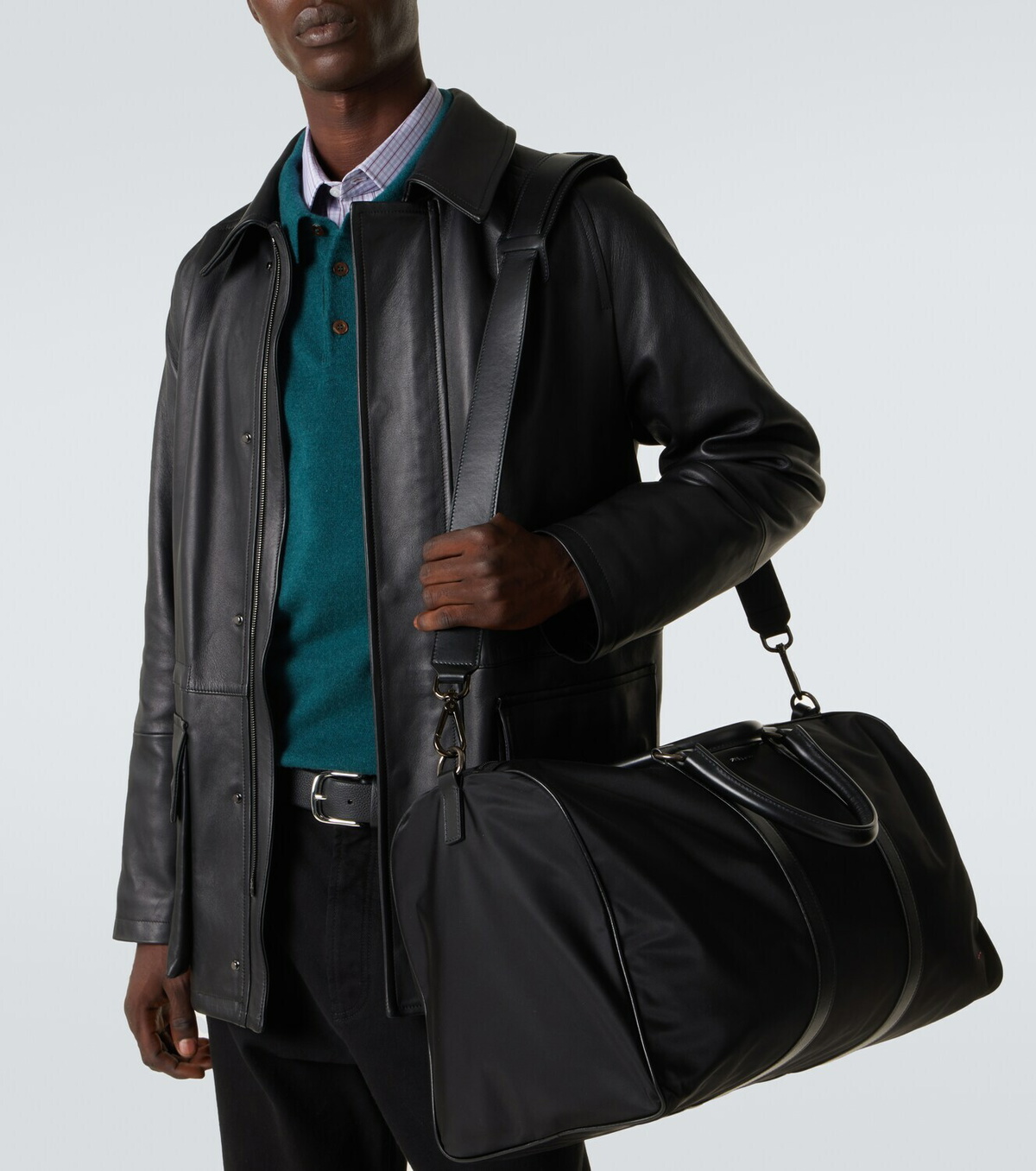Kiton Logo duffel bag