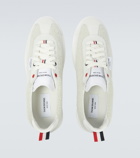 Thom Browne Tech Runner suede and shearling sneakers
