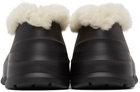 Givenchy Black Shearling Monumental Mallow Sneakers