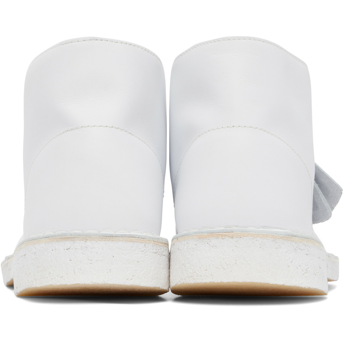 Clarks Originals White Suede Desert Boots