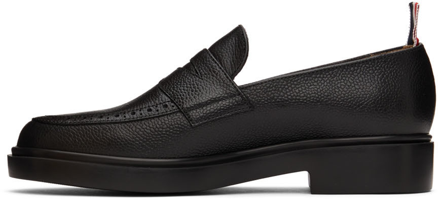 Thom Browne Black Penny Loafers