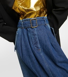 Dries Van Noten Savannas high-rise denim maxi skirt