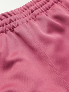 Needles - Straight-Leg Webbing-Trimmed Tech-Jersey Track Pants - Pink