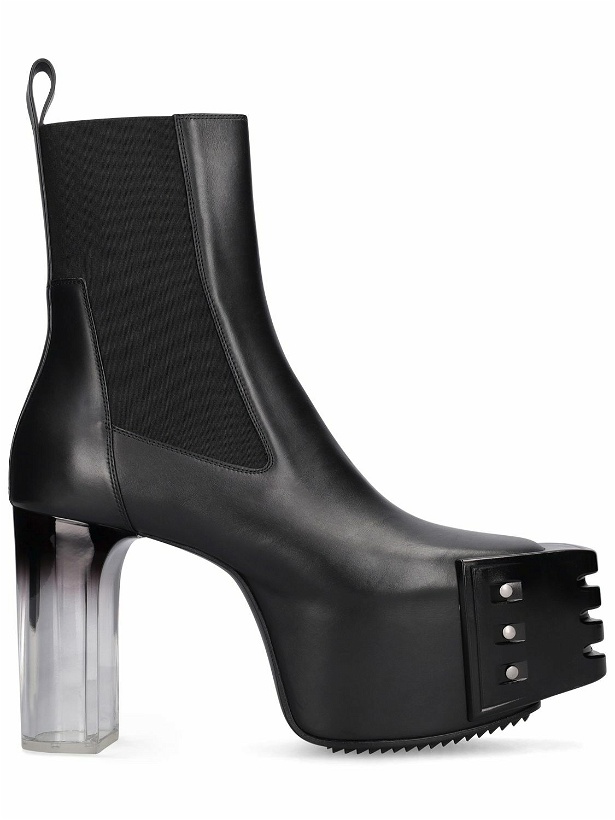 Photo: RICK OWENS - Grill Kiss Leather Boots
