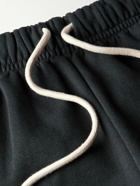 RRR123 - Ekklecia Straight-Leg Logo-Print Cotton-Jersey Sweatpants - Black