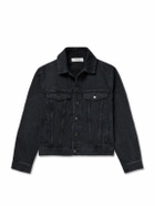 LOEWE - Logo-Detailed Denim Jacket - Black