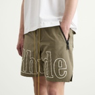 Rhude Men's Logo Shorts in Taupe