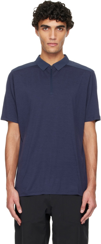 Photo: Veilance Navy Frame SS Polo