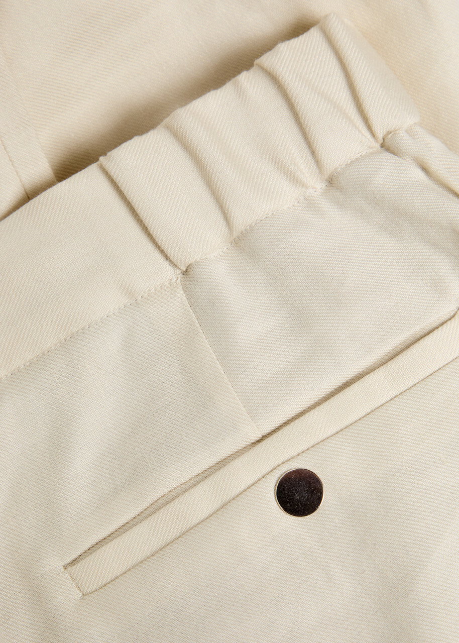 Lestrange The 24 Linen-blend Trousers White