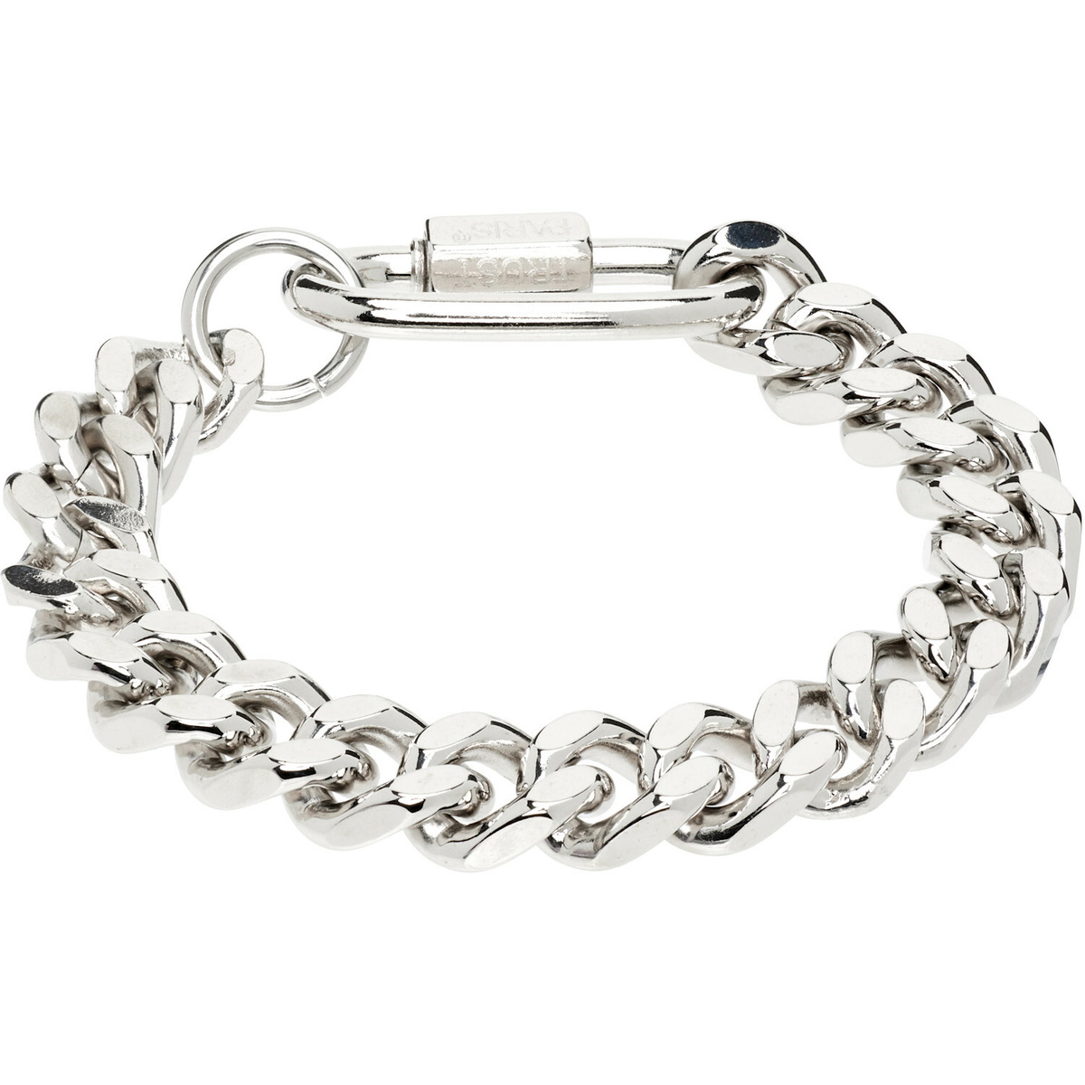IN GOLD WE TRUST PARIS Curb Chain Bracelet