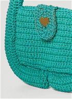 Handmade Crochet Handbag in Green