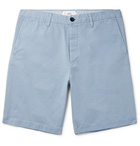 MR P. - Garment-Dyed Cotton-Twill Bermuda Shorts - Blue