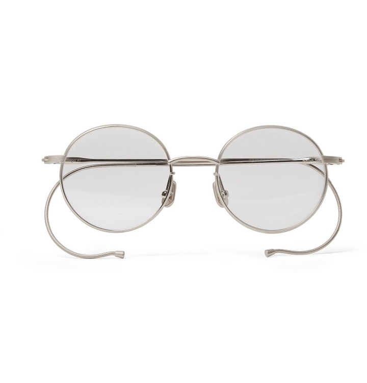 Photo: Native Sons - Seeger Round-Frame Silver-Tone Sunglasses - Silver