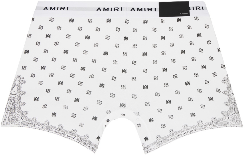 AMIRI Two-Pack White MA Paisley Boxer Briefs