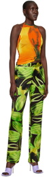 Louisa Ballou Green Cruise Trousers