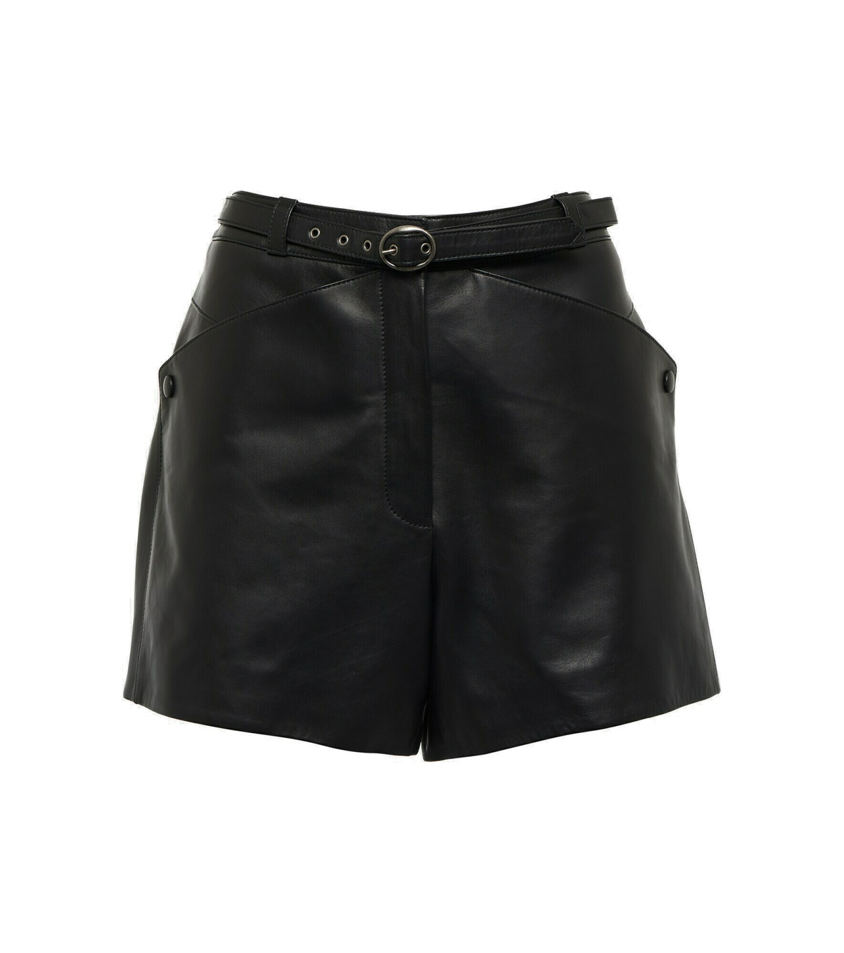 Saint Laurent - Leather shorts Saint Laurent