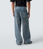 Balenciaga Distressed wide-leg jeans