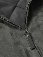 Canali - Suede Harrington Jacket - Gray