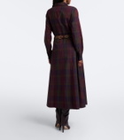 Polo Ralph Lauren Plaid cotton-blend shirt dress