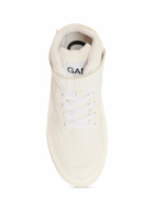 GANNI - 25mm Sporty Mix Rubber High Top Sneakers