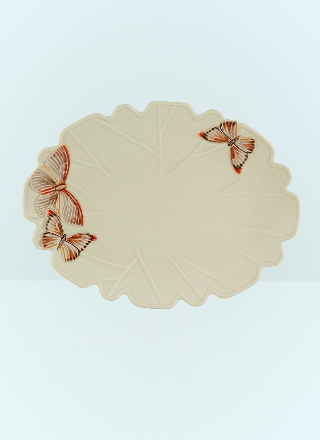 Bordallo Pinheiro Cloudy Butterflies Oval Platter