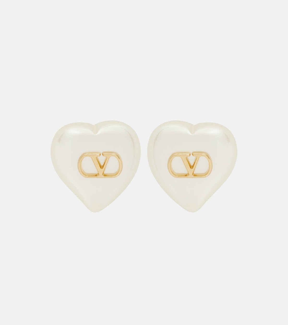 Valentino VLogo faux pearl earrings