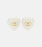 Valentino VLogo faux pearl earrings